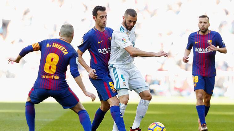 Sergio Busquets, during the Classical against the Madrid