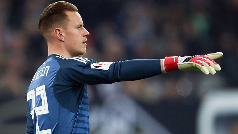 Marc-André Ter Stegen, during a meeting with Germany