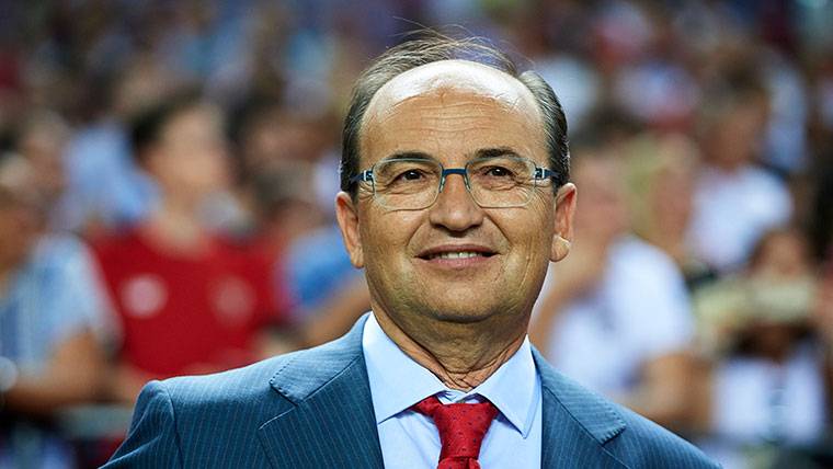 El presidente del Sevilla FC, José Castro