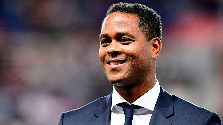 Patrick Kluivert during his stage like sportive director of the PSG