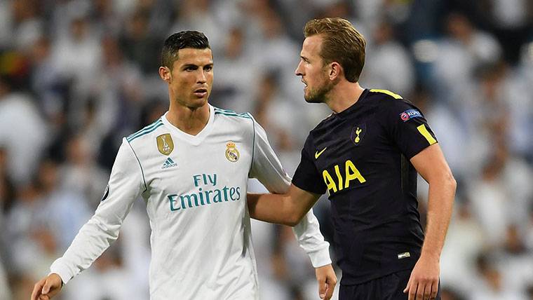 Cristiano Ronaldo and Kane saw  the faces in Champions League