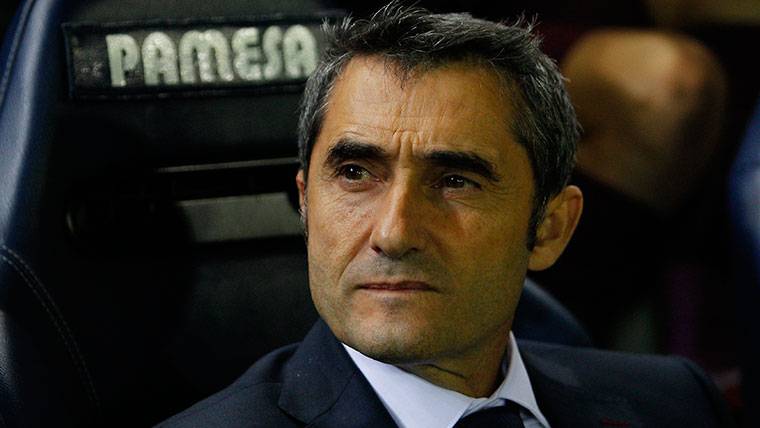 Ernesto Valverde analysed the party in front of the Rome