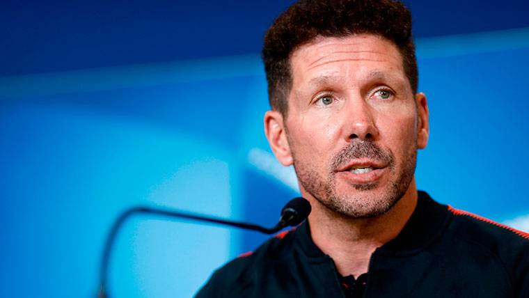 Diego Pablo Simeone, in a press conference with the Athletic of Madrid