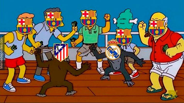 El derbi madrileño, protagonista de los 'memes' del FC Barcelona-Leganés