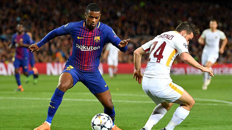 Nélson Semedo In a party of Champions with the FC Barcelona
