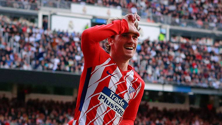 Griezmann Marked the goal of the tie in the Bernabéu