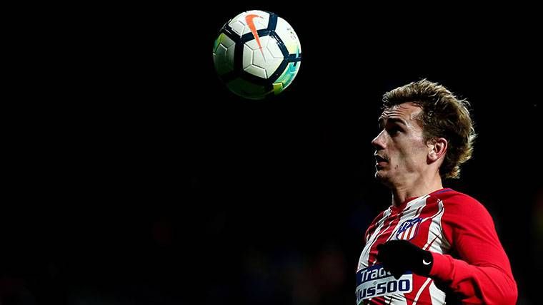 Antoine Griezmann, durante un partido con el Atlético
