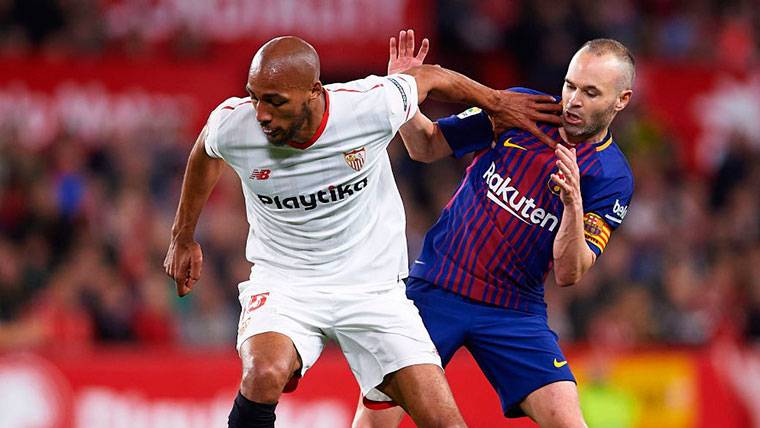 Iniesta, protagonista absoluto ante el Sevilla