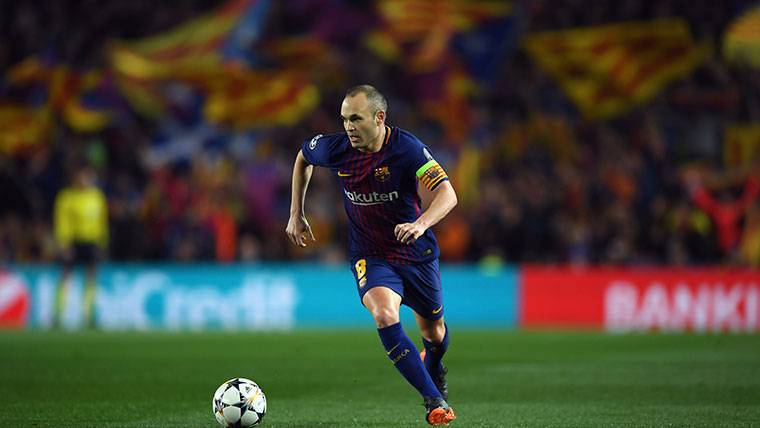 Andrés Iniesta had a brilliant performance in front of the Seville