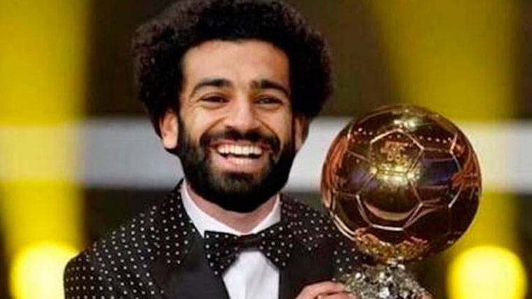 Mohamed Salah, leading of the 'memes' of the Liverpool-Rome