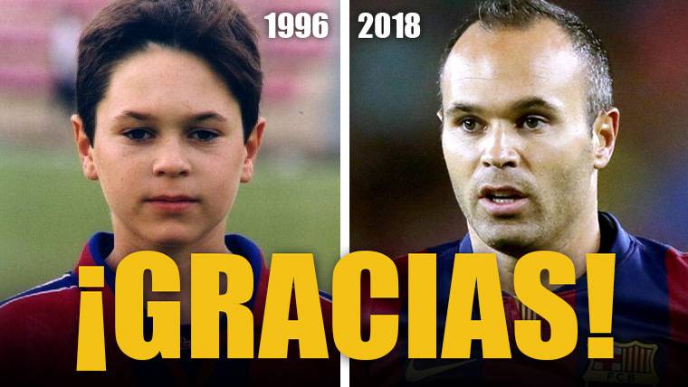Andrés Iniesta, all a life in the FC Barcelona