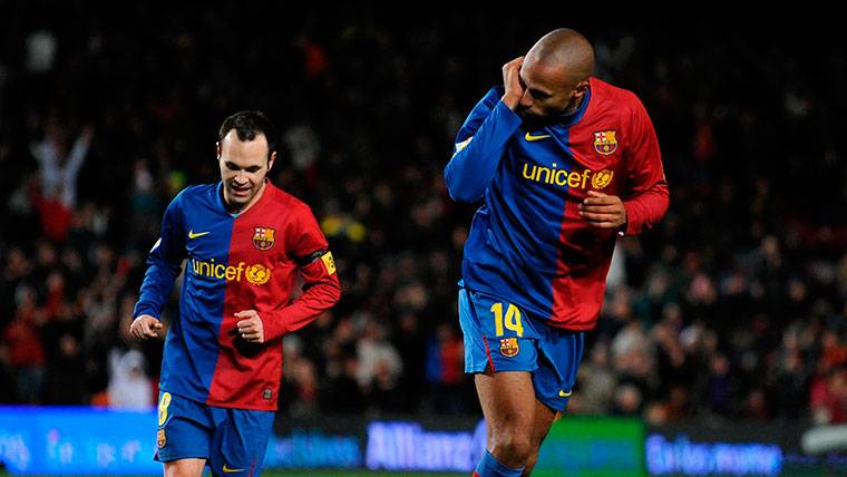 Thierry Henry, admirer of Andrés Iniesta