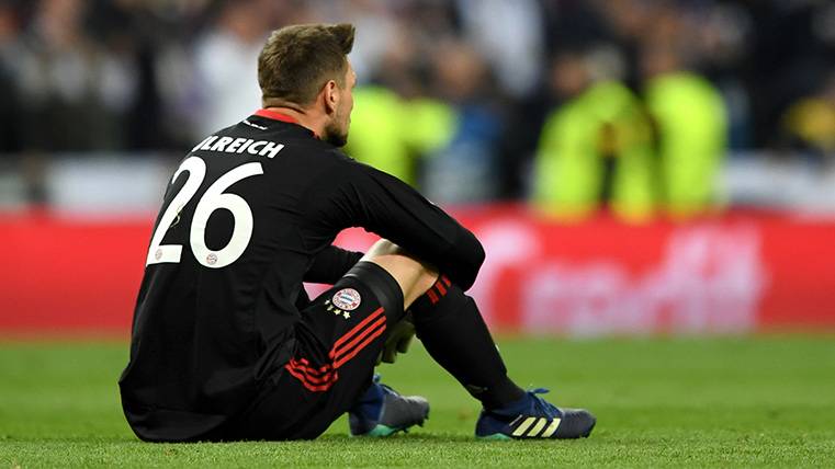 Sven Ulreich, abatido tras la eliminación del Bayern en Champions