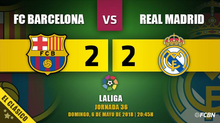Crónica del FC Barcelona-Real Madrid de la J36 de la Liga Santander