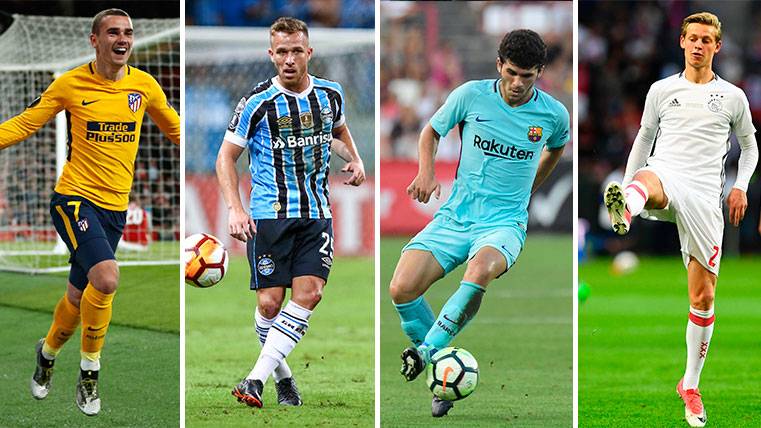 Griezmann, Arthur, Aleñá y De Jong, algunas posibles caras nuevas del Barça