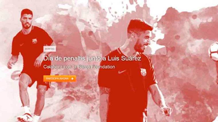 Luis Suárez, protagonista de una iniciativa solidaria