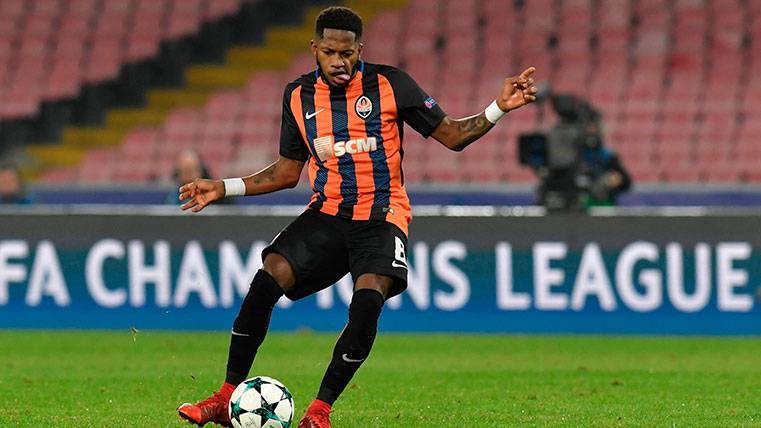 Fred in a party with the Shakhtar Donetsk in the Champions