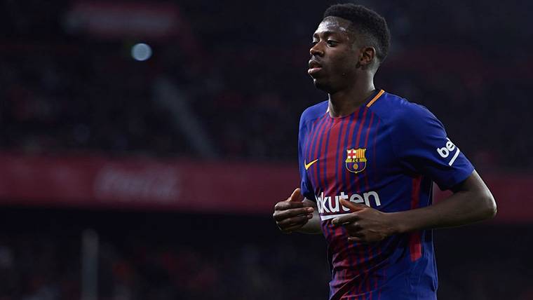 Ousmane Dembélé, during the last party played with the FC Barcelona