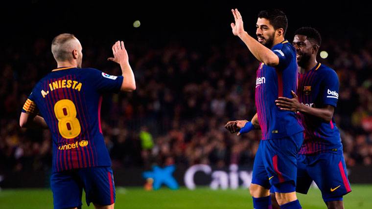 Andrés Iniesta y Luis Suárez, grandes amigos