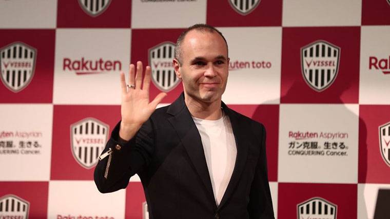 Andrés Iniesta already is officially new player of the Vissel Kobe
