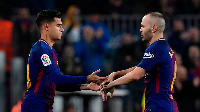 Philippe Coutinho, the relief generacional of Andrés Iniesta