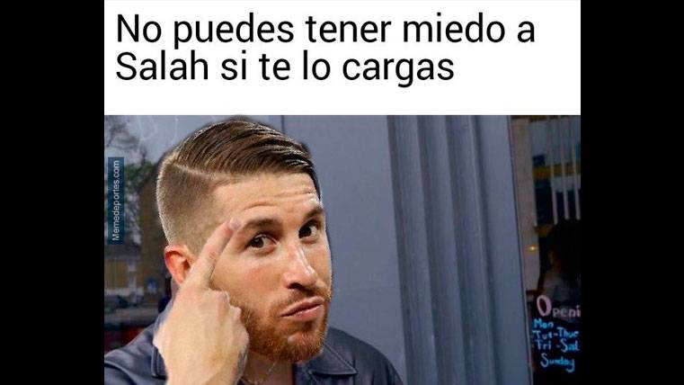 Sergio Ramos, protagonista de los 'memes' del Real Madrid-Liverpool