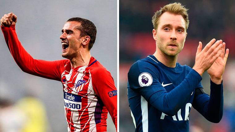 Antoine Griezmann and Eriksen, possible aims of the FC Barcelona