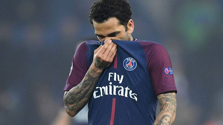 Dani Alves, regretting an occasion failed with the PSG