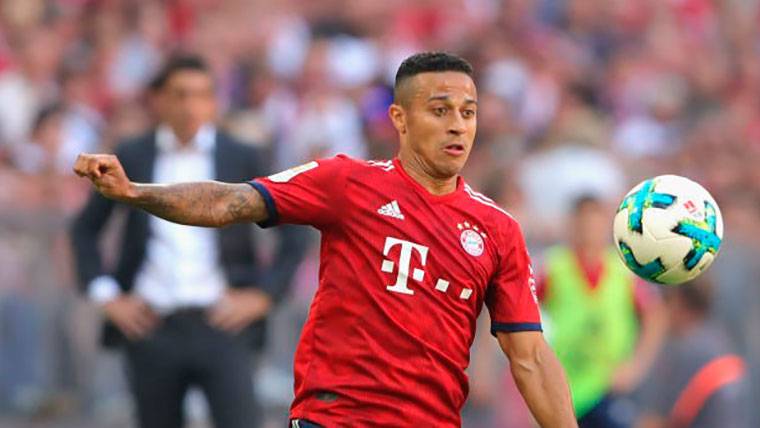 Thiago could go out of the Bayern