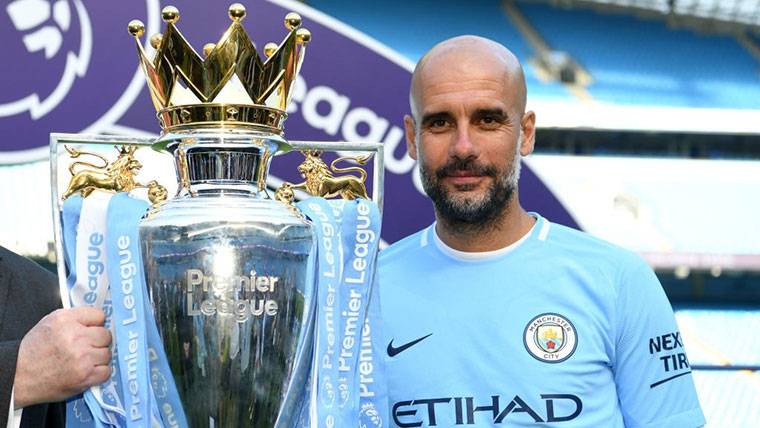 Pep Guardiola, after conquering the Premier League with the Manchester City