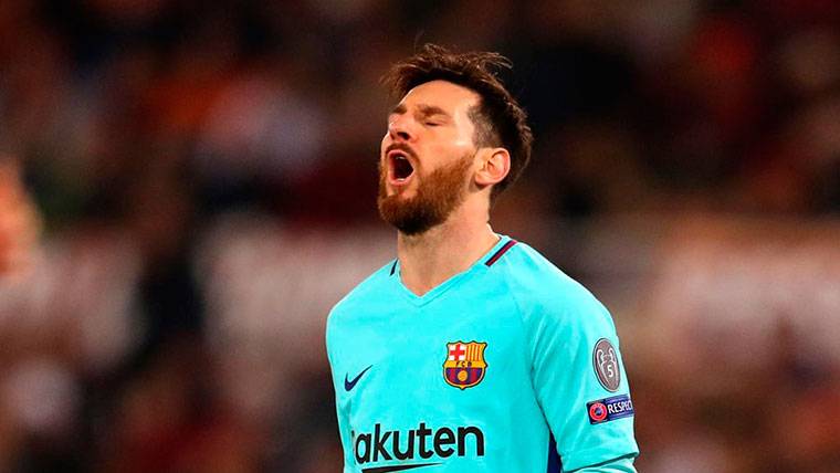 Leo Messi had it in the Barça