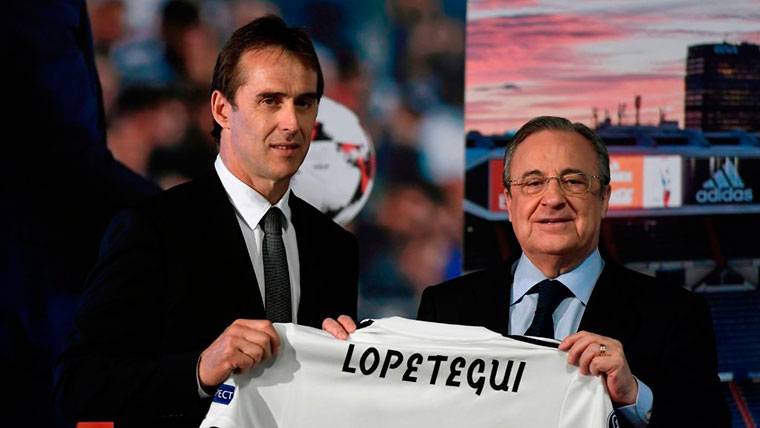 Lopetegui Was presented with the Real Madrid