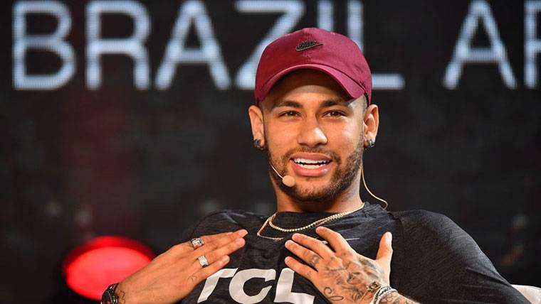 Neymar Jr, durante una entrevista concedida al PSG