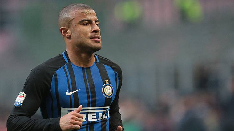 Rafinha, during a party with the Inter