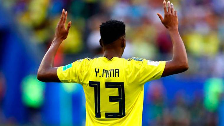 Yerry Mina, clave con Colombia