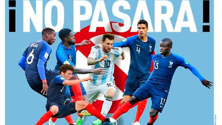 La portada de L'Equipe lo tiene claro con Leo Messi