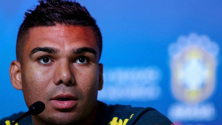 Casemiro, during a press conference with Brazil