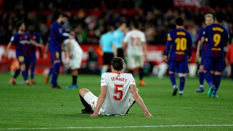 Clément Lenglet, after an important defeat against the FC Barcelona
