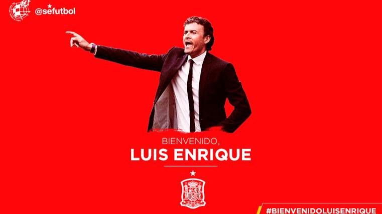 The Spanish selection presents to Luis Enrique like new technician