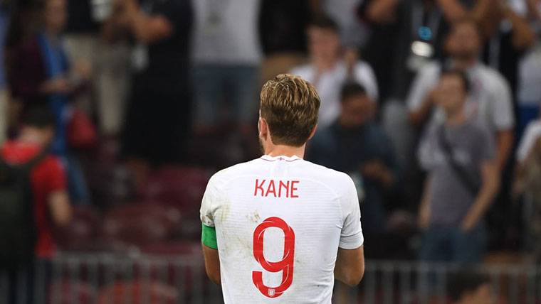 Harry Kane, durante un partido con la selección de Inglaterra