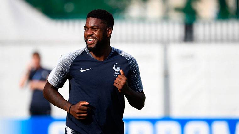 Samuel Umtiti is having a paper stood out in the World-wide