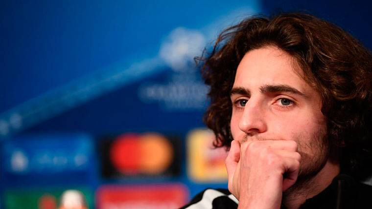 Rabiot, had to go out of the PSG