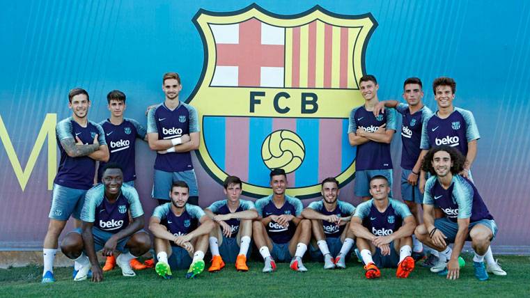 The players of the filial that will be with the Barça in turns it American 2018-19