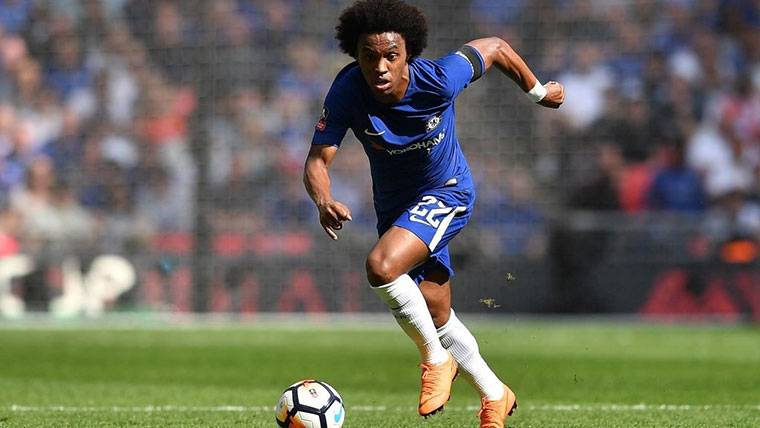 Willian Borges, during a meeting contested with Chelsea