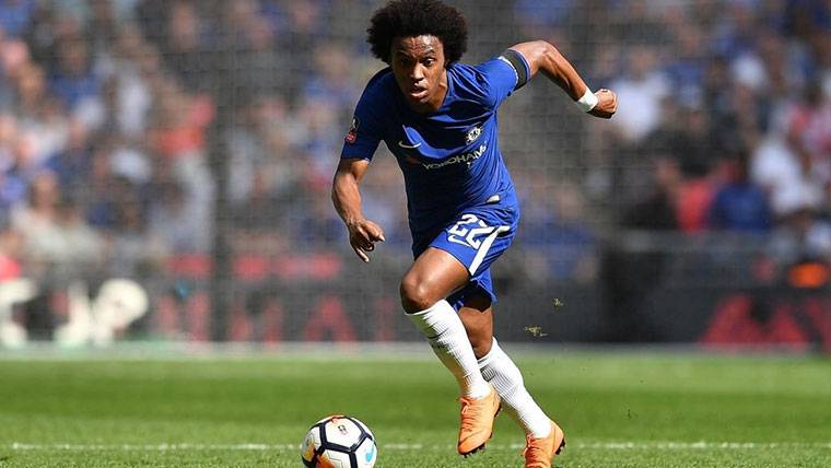 Willian Borges, durante un encuentro disputado con el Chelsea