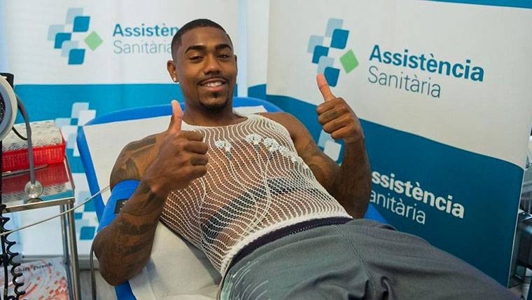 Malcom Filipe happens the medical proofs with the FC Barcelona