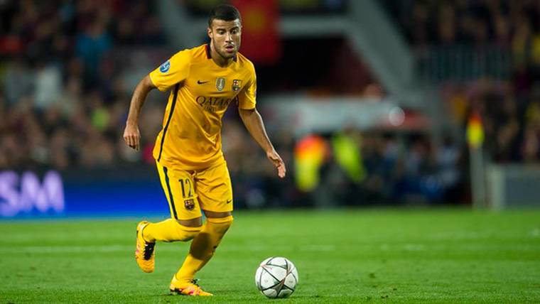 Rafinha, during a party with the Barça in an image of archive