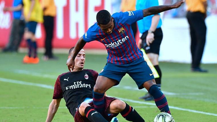 Malcom Filipe, trying leave of a player of the Milan