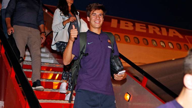 Riqui Puig in an expedition of the FC Barcelona | FCB
