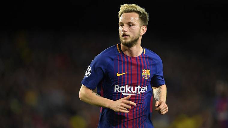 Ivan Rakitic, during a meeting with the FC Barcelona